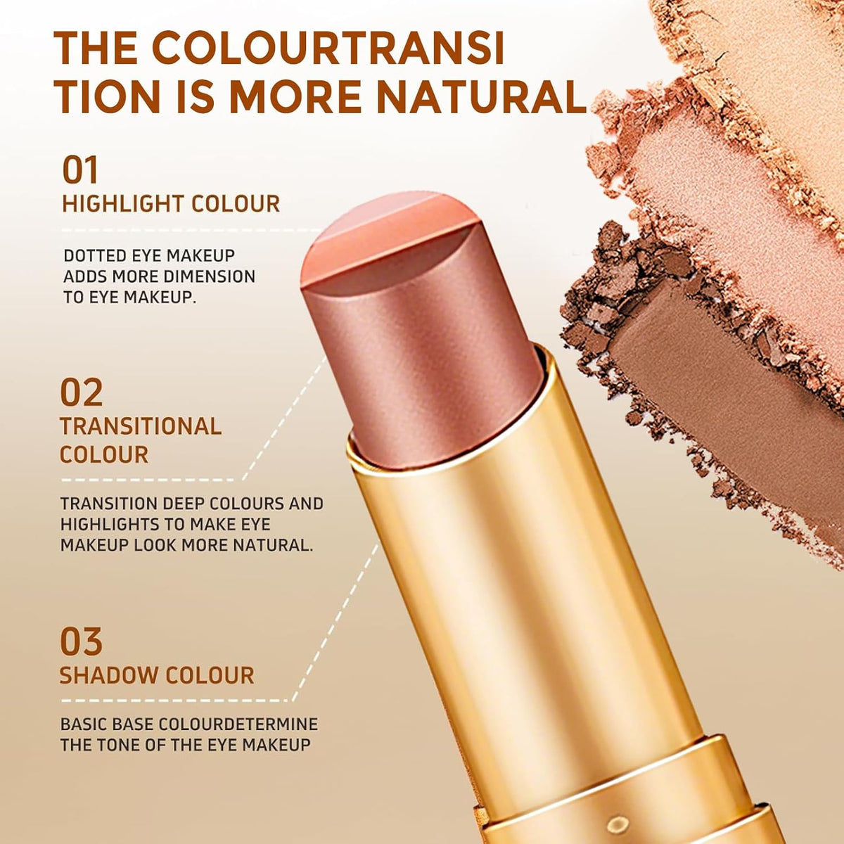 🔥Final 3 hours 70% off✨3-Color Eyeshadow Stick Set