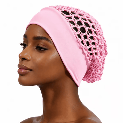💖 LAST DAY 50% OFF! 🌙 3-Piece Ultra-Soft Wide-Band Sleep Bonnet Set