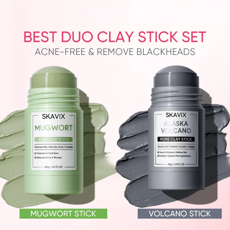 4-in-1 Volcanic Clay Deep Cleansing Mask Set for All Skin Concerns
