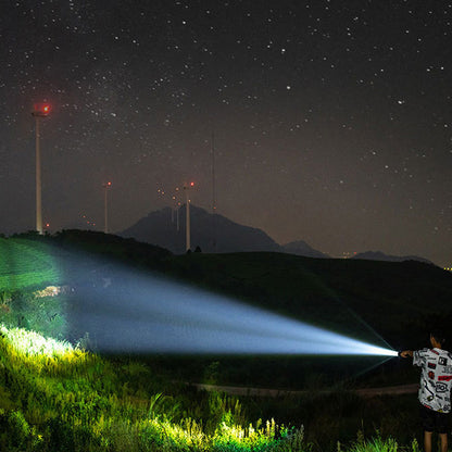 🔥LED Strong Light Retractable Flashlight