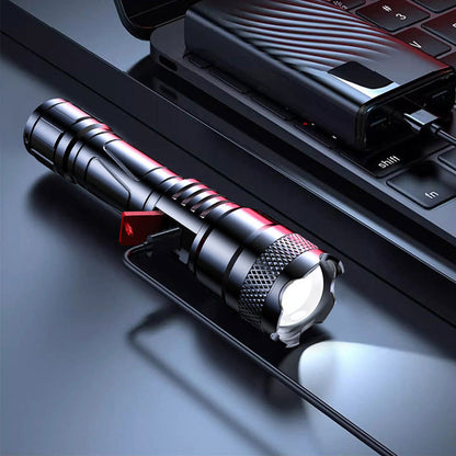 🔥LED Strong Light Retractable Flashlight