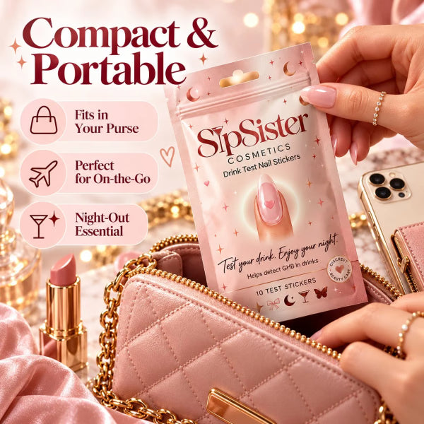 🔥Drink Test Nail Stickers for Nights Out – A Little Extra Care for You & Your Girls 💕