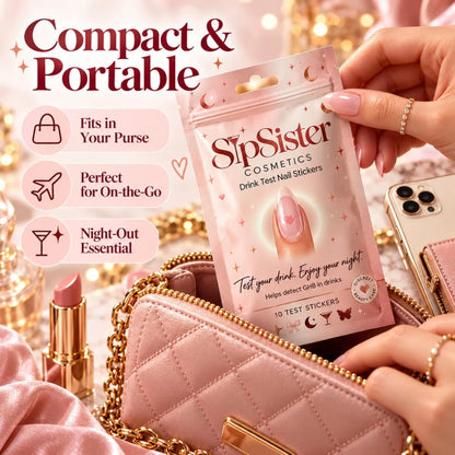 🔥Drink Test Nail Stickers for Nights Out – A Little Extra Care for You & Your Girls 💕