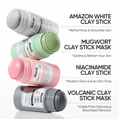 4-in-1 Volcanic Clay Deep Cleansing Mask Set for All Skin Concerns