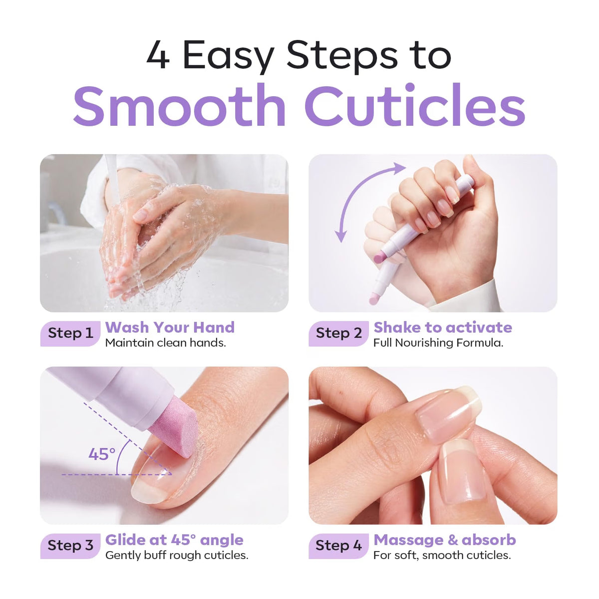 💅2-in-1 Cuticle Care Pen – 45° Ceramic Tip + Hydrating Oil for All Nail Types