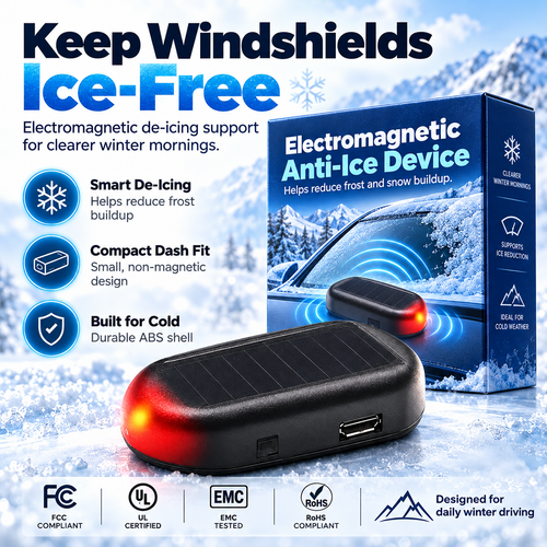 Electromagnetic Molecular Interference Antifreeze Snow Removal Instrument for Vehicles