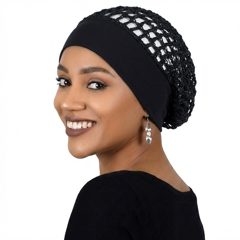 💖 LAST DAY 50% OFF! 🌙 3-Piece Ultra-Soft Wide-Band Sleep Bonnet Set