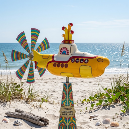 ellow Submarine Wind Spinner