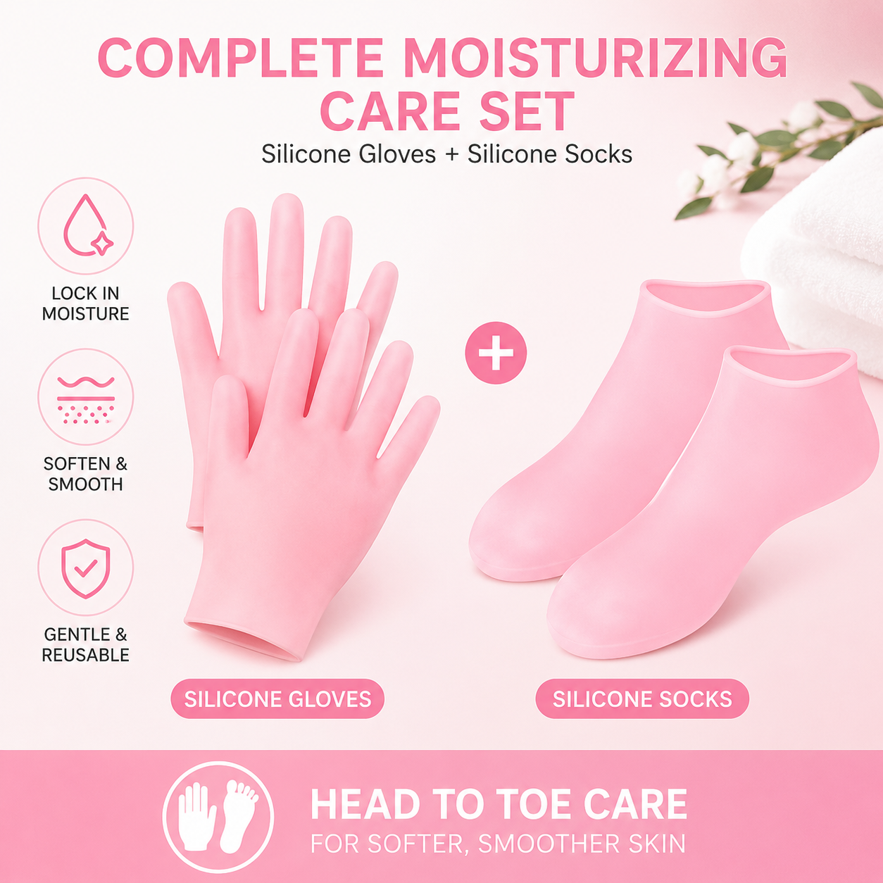 ✨ The Perfect Pair: Moisturizing Gloves for Your Spa Routine 💗