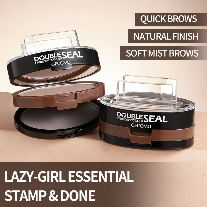 🔥 LAST DAY: BUY 1 GET 1 FREE 🌸 2-Color Waterproof Brow Stamp Kit for Quick, Natural-Looking Brows