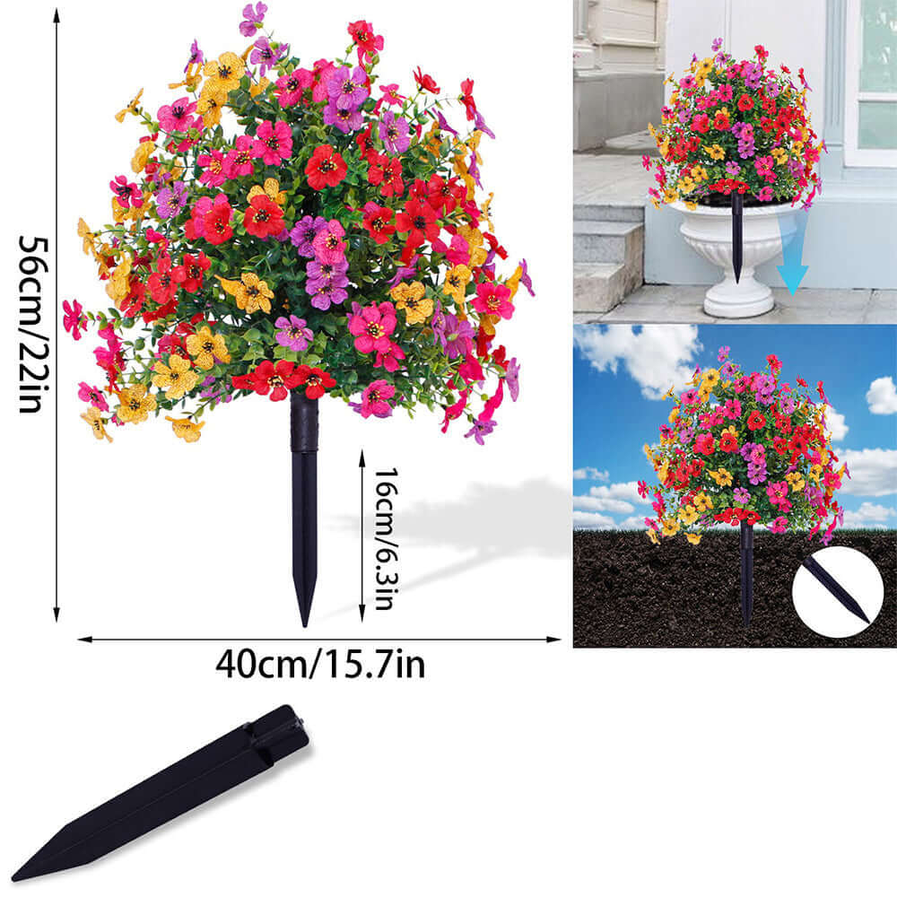 💐No-Fade Outdoor Hanging Flowers🌸☀️– Effortless Beauty
