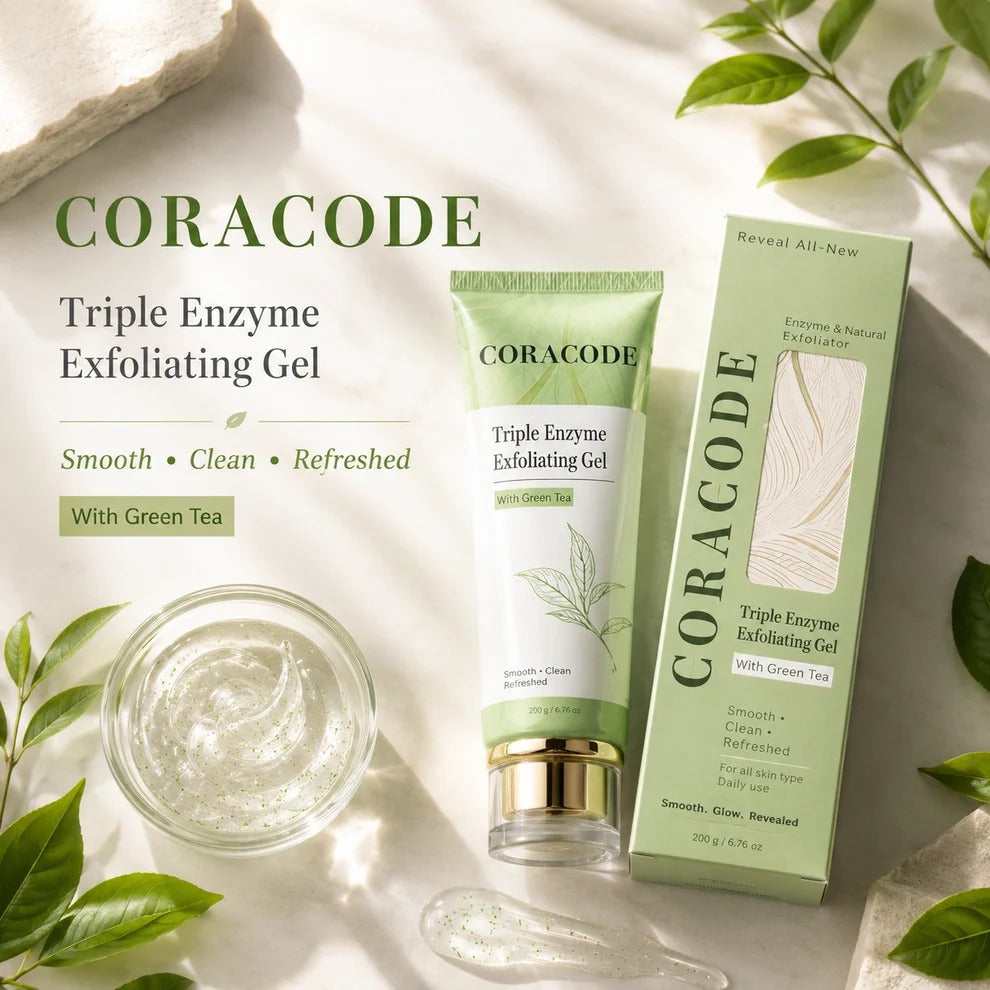 🌿 Triple Enzyme Green Tea Aqua Peel Gel for Gentle Exfoliation