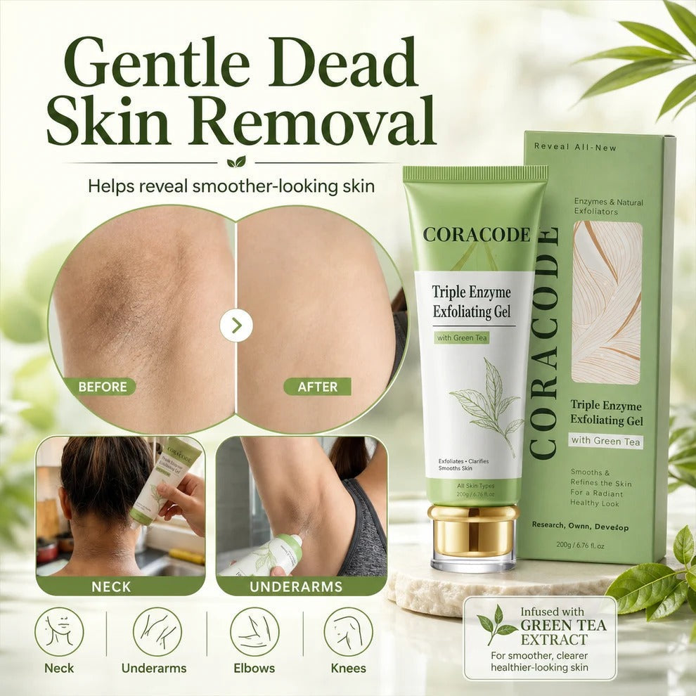 🌿 Triple Enzyme Green Tea Aqua Peel Gel for Gentle Exfoliation