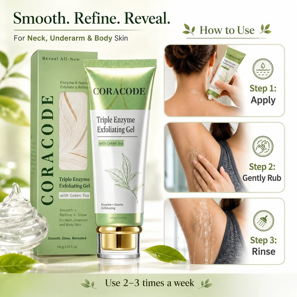 🌿 Triple Enzyme Green Tea Aqua Peel Gel for Gentle Exfoliation