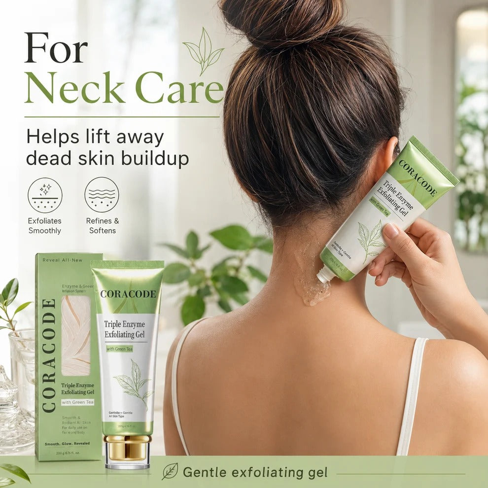 🌿 Triple Enzyme Green Tea Aqua Peel Gel for Gentle Exfoliation