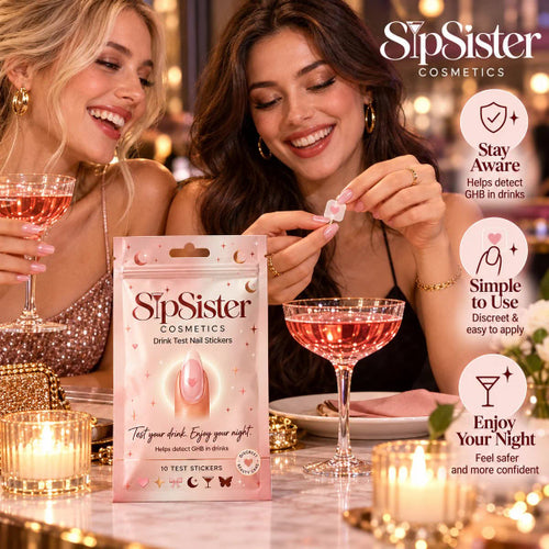 🔥Drink Test Nail Stickers for Nights Out – A Little Extra Care for You & Your Girls 💕