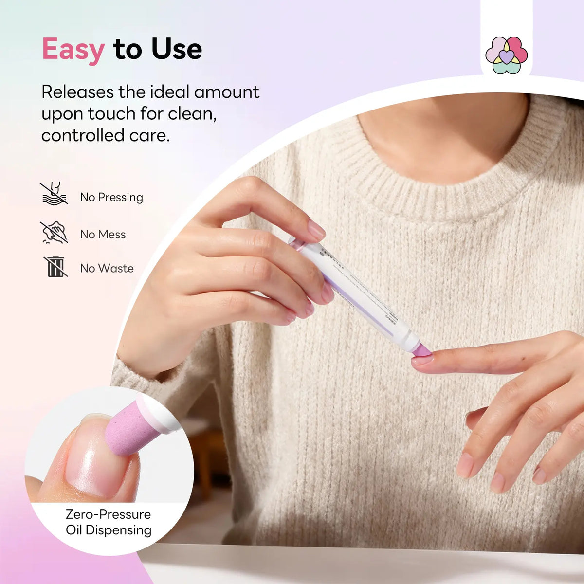 💅2-in-1 Cuticle Care Pen – 45° Ceramic Tip + Hydrating Oil for All Nail Types