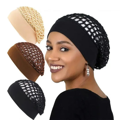 💖 LAST DAY 50% OFF! 🌙 3-Piece Ultra-Soft Wide-Band Sleep Bonnet Set