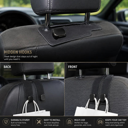 🔥LAST DAY: BUY 1 GET 1 FREE✨Car Purse Hook, Purse Hook for Car Seats Headrest, Car Seat Hooks 🚗