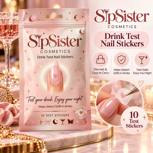 🔥Drink Test Nail Stickers for Nights Out – A Little Extra Care for You & Your Girls 💕