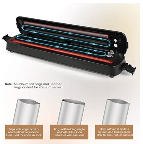 2 vacuum preservation machines + 100 vacuum bags