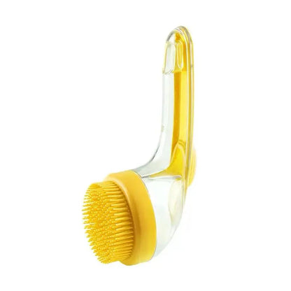 🐶2-in-1 Press-to-Dispense Dog Bath & Grooming Brush — Helps Pets Love Bath Time🐾